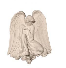 Anioł - Płaskorzeźba nagrobna - 66 cm - P44